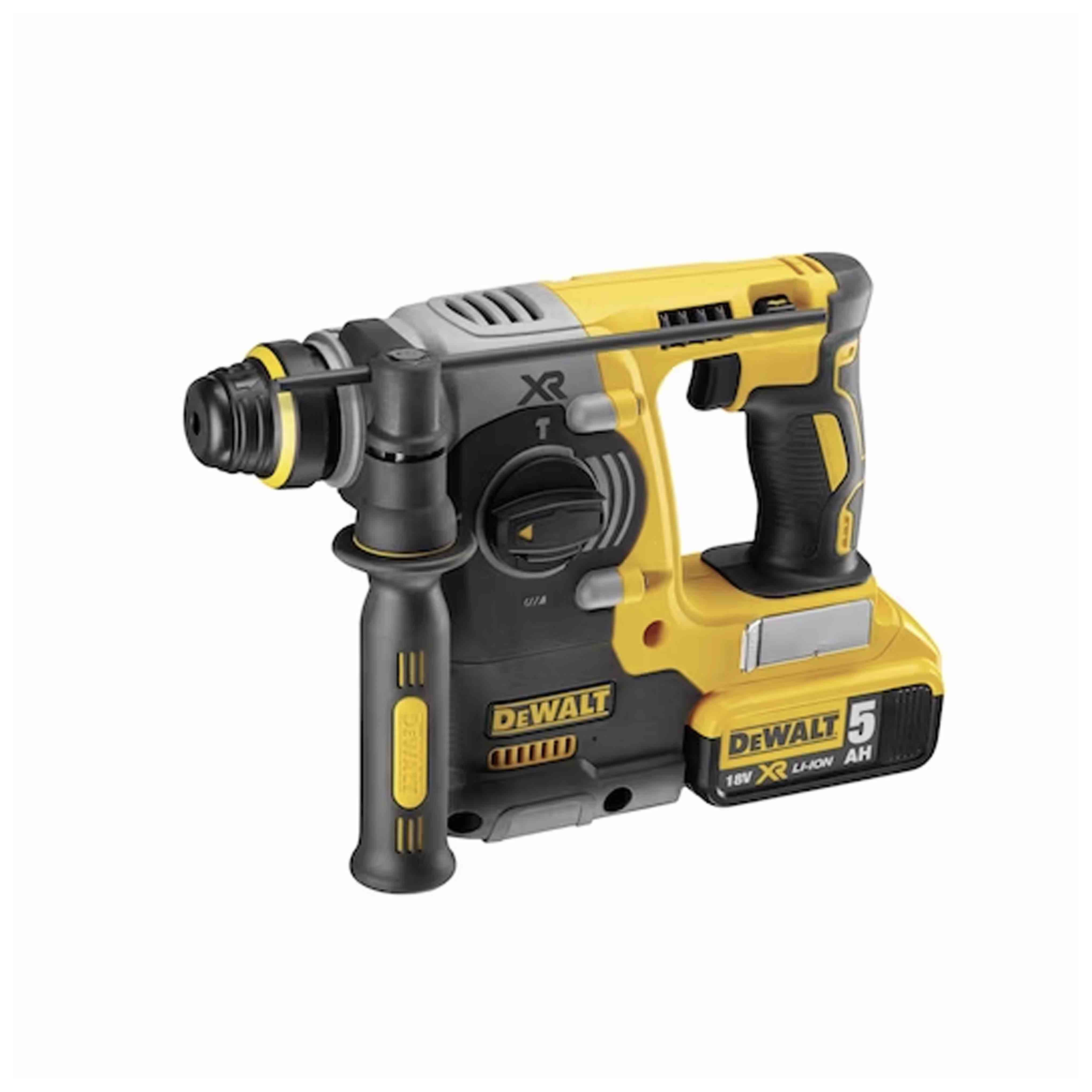 SDS-PLUS 24 mm XR LITHIUM Hammer Drill 18V 5.0Ah BRUSHLESS Motor in TSTACK CASE and ACCESSORIES - DeWALT - DCH273P2T-QW SDS-PLUS 24 mm XR LITHIUM Hammer Drill 18V 5.0Ah BRUSHLESS Motor in TSTACK CASE and ACCESSORIES - DeWALT - DCH273P2T-QW